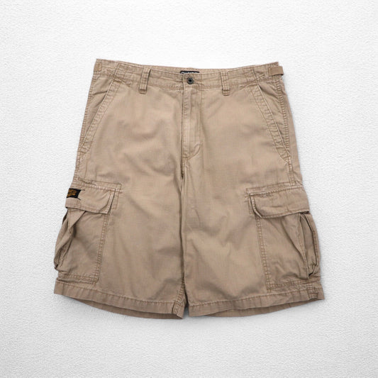 POLO JEANS CO. RALPH LAUREN 90年代 リップストップ カーゴショートパンツ ハーフパンツ L カーキ コットン