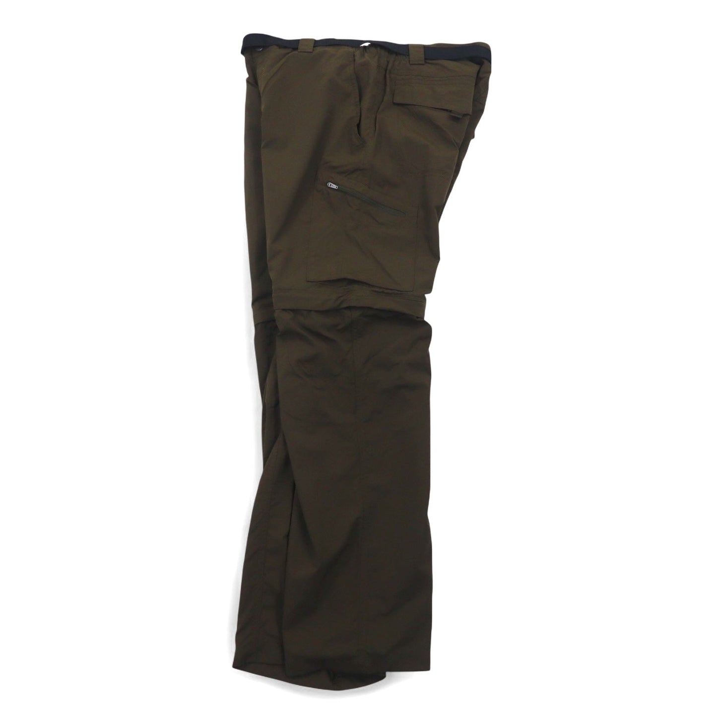 Columbia タイタニウム 2WAY コンバーチブル クライミングパンツ ショートパンツ L ブラウン ベルト付き Silver Ridge Pantalon AM8004