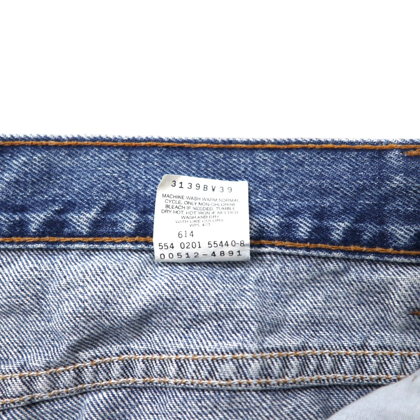 Levi's USA製 00年代 スリムフィット テーパード デニムパンツ 36 ブルー コットン SLIM FIT 00512-4891