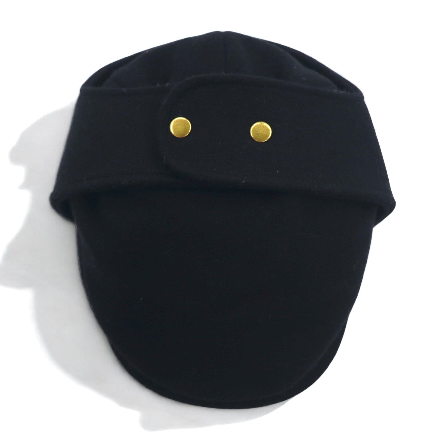 override ドッグイヤー ハンチング キャップ 59cm ブラック ウール 耳当て イヤーフラップ 裏地タータンチェック888790650