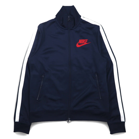 NIKE ダブルジップ トラックジャケット ジャージ M ネイビー サイドライン 649772-451