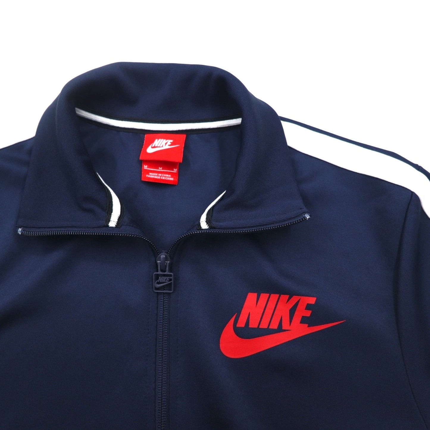 NIKE ダブルジップ トラックジャケット ジャージ M ネイビー サイドライン 649772-451