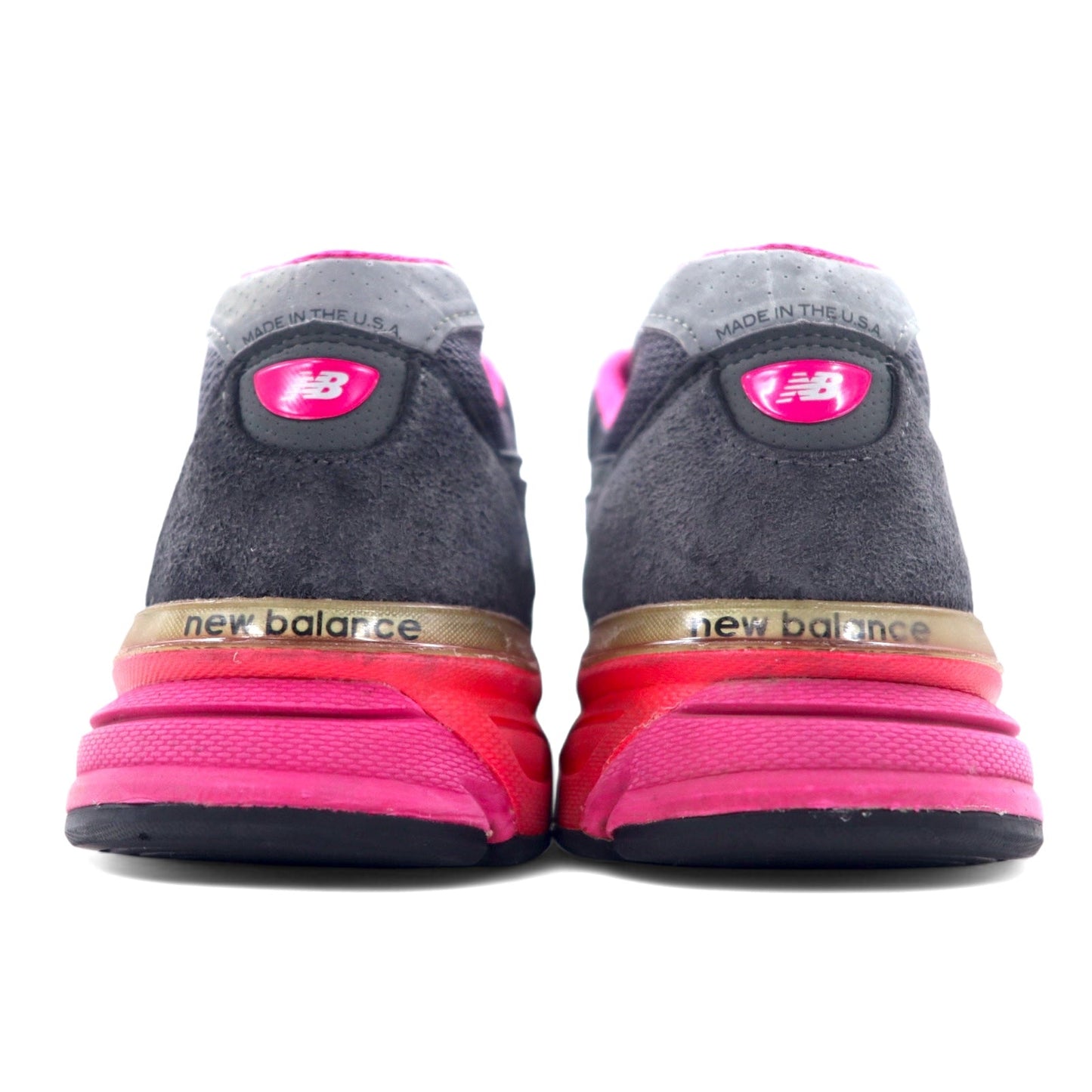 New Balance USA製 990V4 スニーカー 27.5cm グレー スエード W990GP4