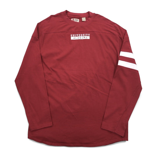 IZOD カレッジ ロングスリーブTシャツ ロンT 3XL レッド コットン ALABAMA UNIVERSITY
