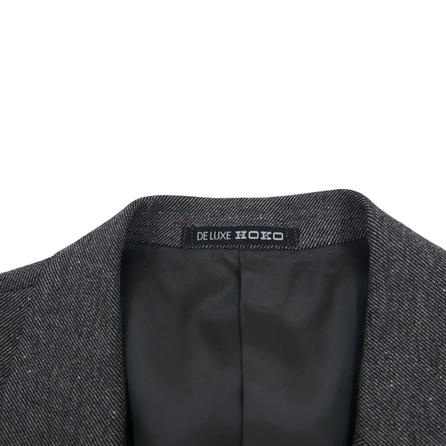 80s Japan Vintage 2-Piece Suit HOKO 80年代 日本製 セットアップ スーツ L グレー ウール