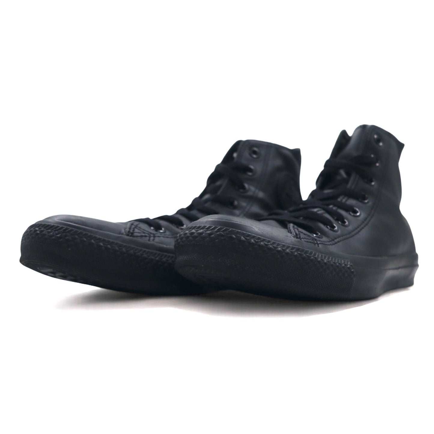 CONVERSE レザー オールスター LEA ALL STAR HI ハイカット スニーカー 27.5cm ブラック 1C075