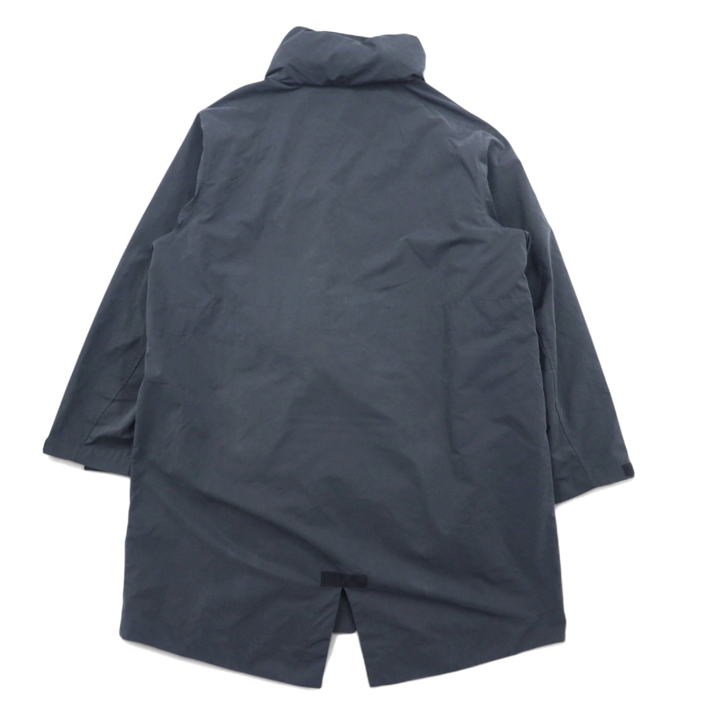 NIKE JORDAN 23ENG OTW PARKER フーデッド ロング ブラック ジャケット 3XL ブラック キルティングライナー ダブルジップ フィッシュテイル Thermore フード収納式 CK8909-045 未使用品