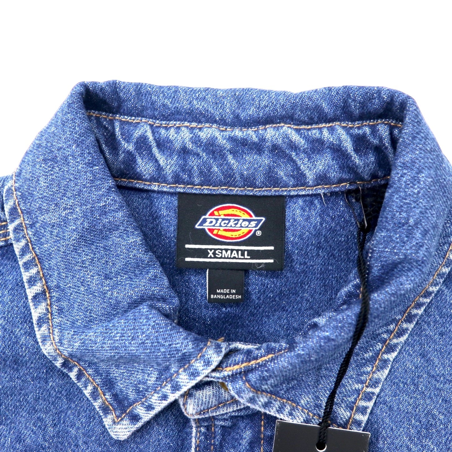 Dickies デニム ワークシャツ XS ブルー コットン WLR15CLB 未使用品