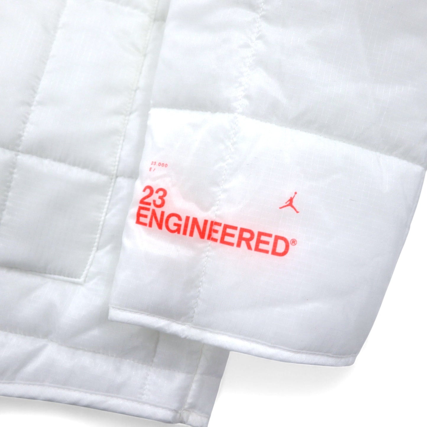 NIKE JORDAN 23ENG OTW PARKER フーデッド ロング ブラック ジャケット 3XL ブラック キルティングライナー ダブルジップ フィッシュテイル Thermore フード収納式 CK8909-045 未使用品