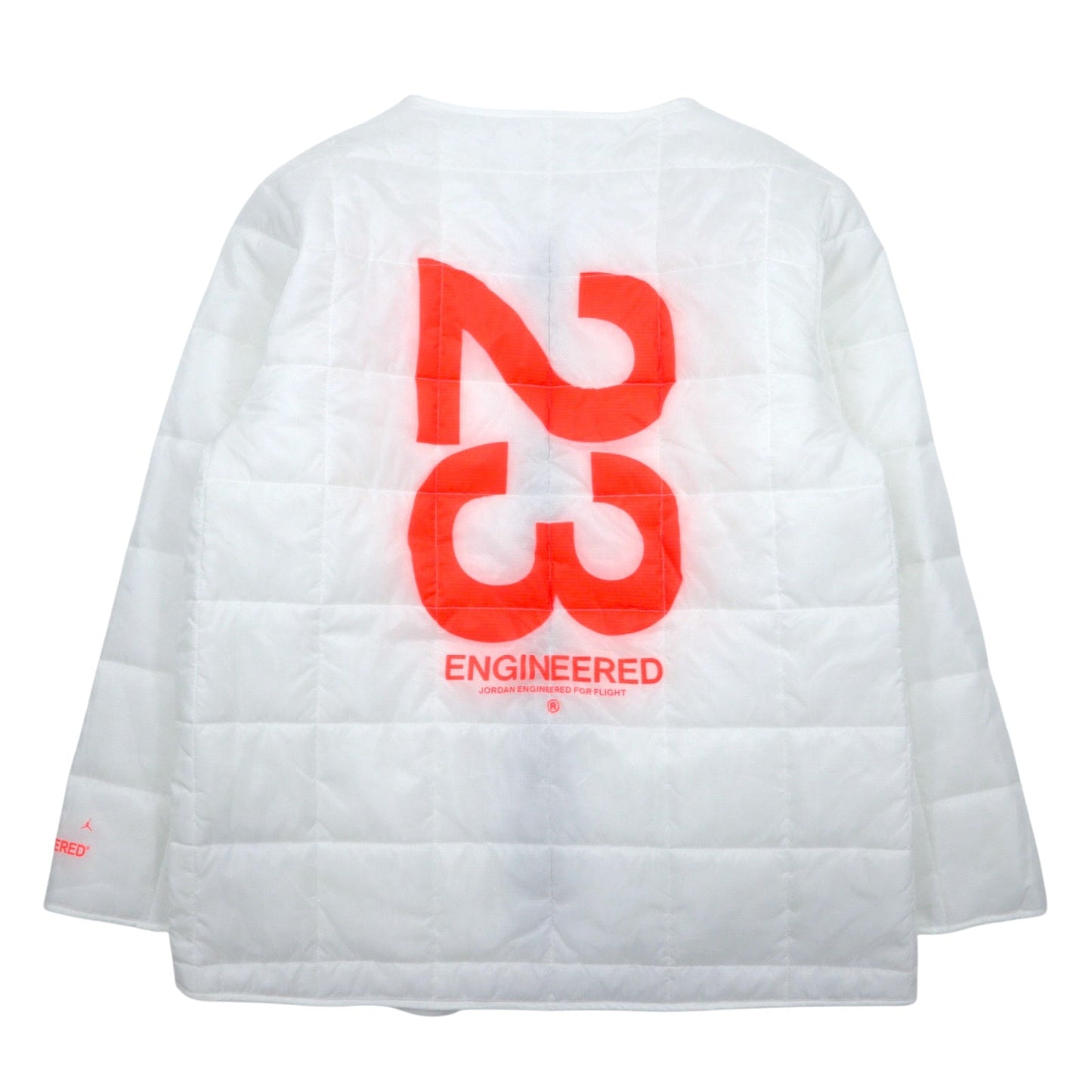 NIKE JORDAN 23ENG OTW PARKER フーデッド ロング ブラック ジャケット 3XL ブラック キルティングライナー ダブルジップ フィッシュテイル Thermore フード収納式 CK8909-045 未使用品