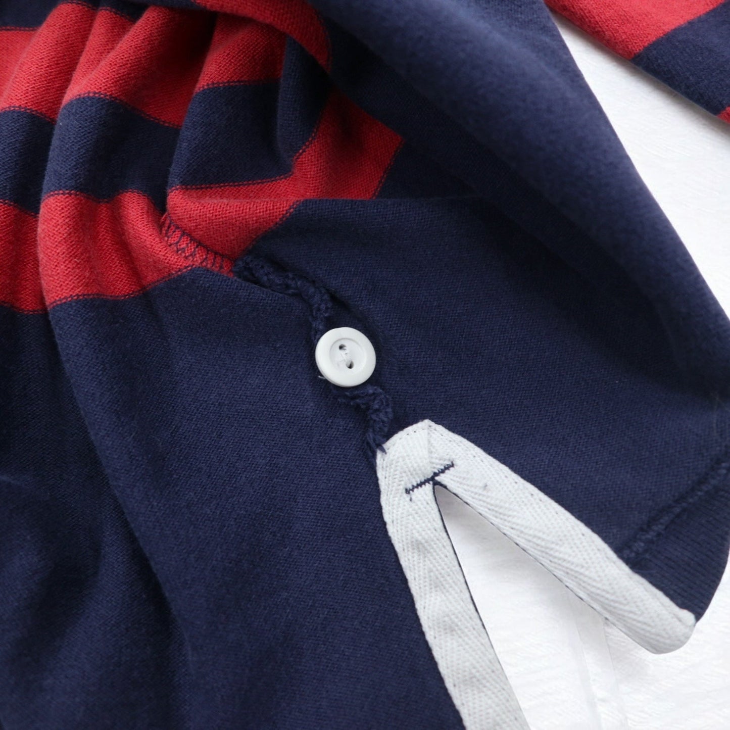 Eddie Bauer 90年代 ラガーシャツ XL マルチボーダー コットン