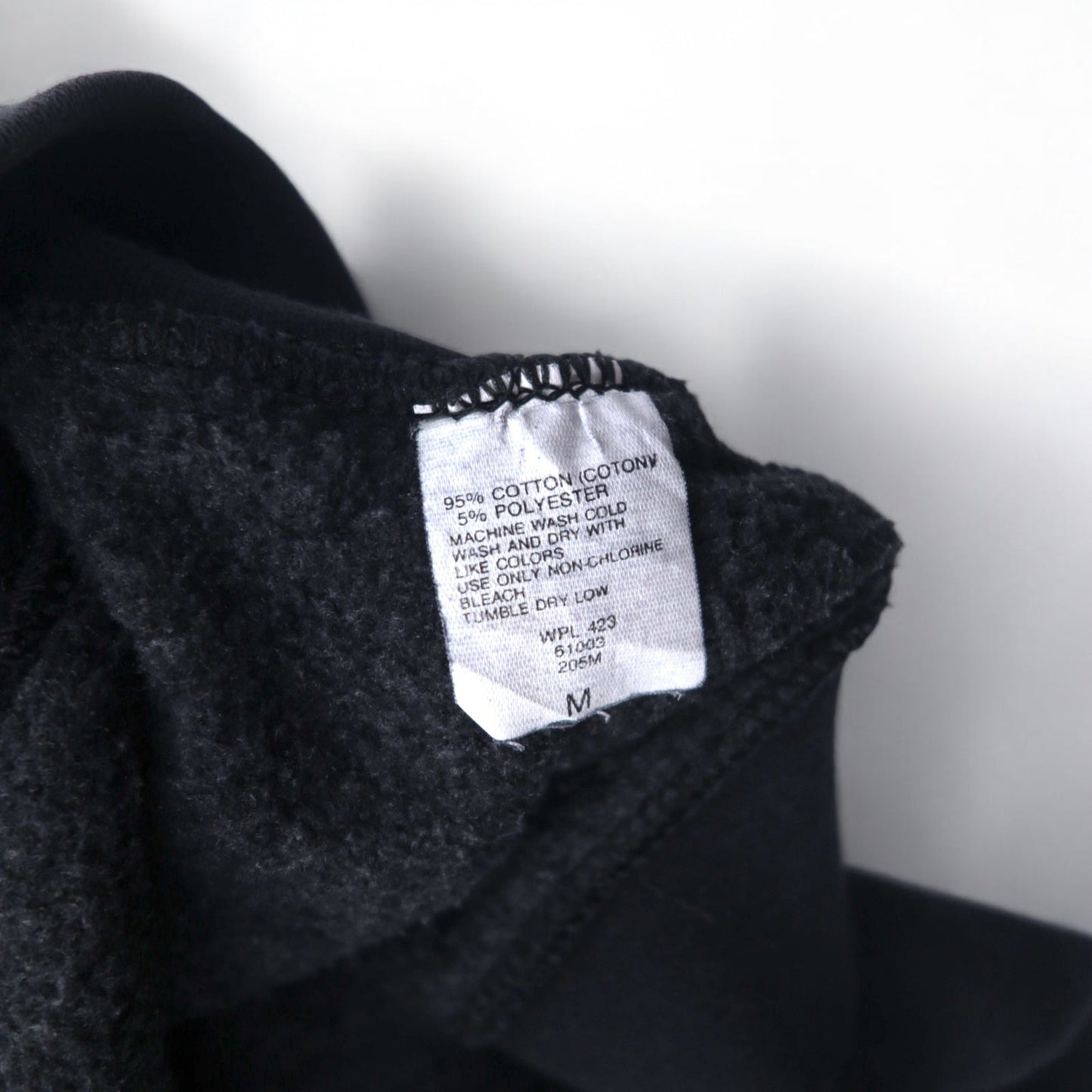 Levi's 90年代 USA製 ヘビーウェイト スウェット M ブラック コットン ワンポイントロゴ刺繍