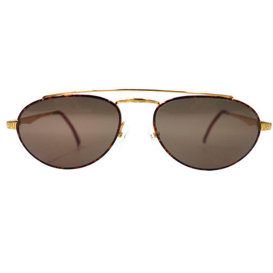 CARRERA ダブルブリッジ サングラス ティアドロップ ゴールド ベッコウ 5519 41 56-18 140 オーストラリア製