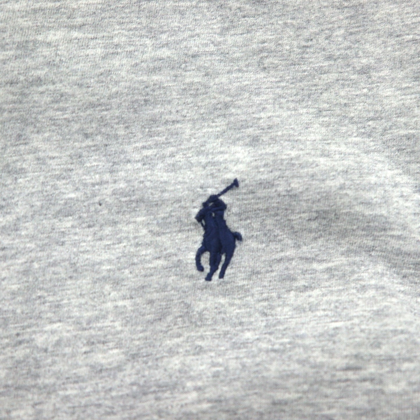 POLO RALPH LAUREN ロゴ刺繍Tシャツ M グレー コットン 星条旗 USA スモールポニー刺繍