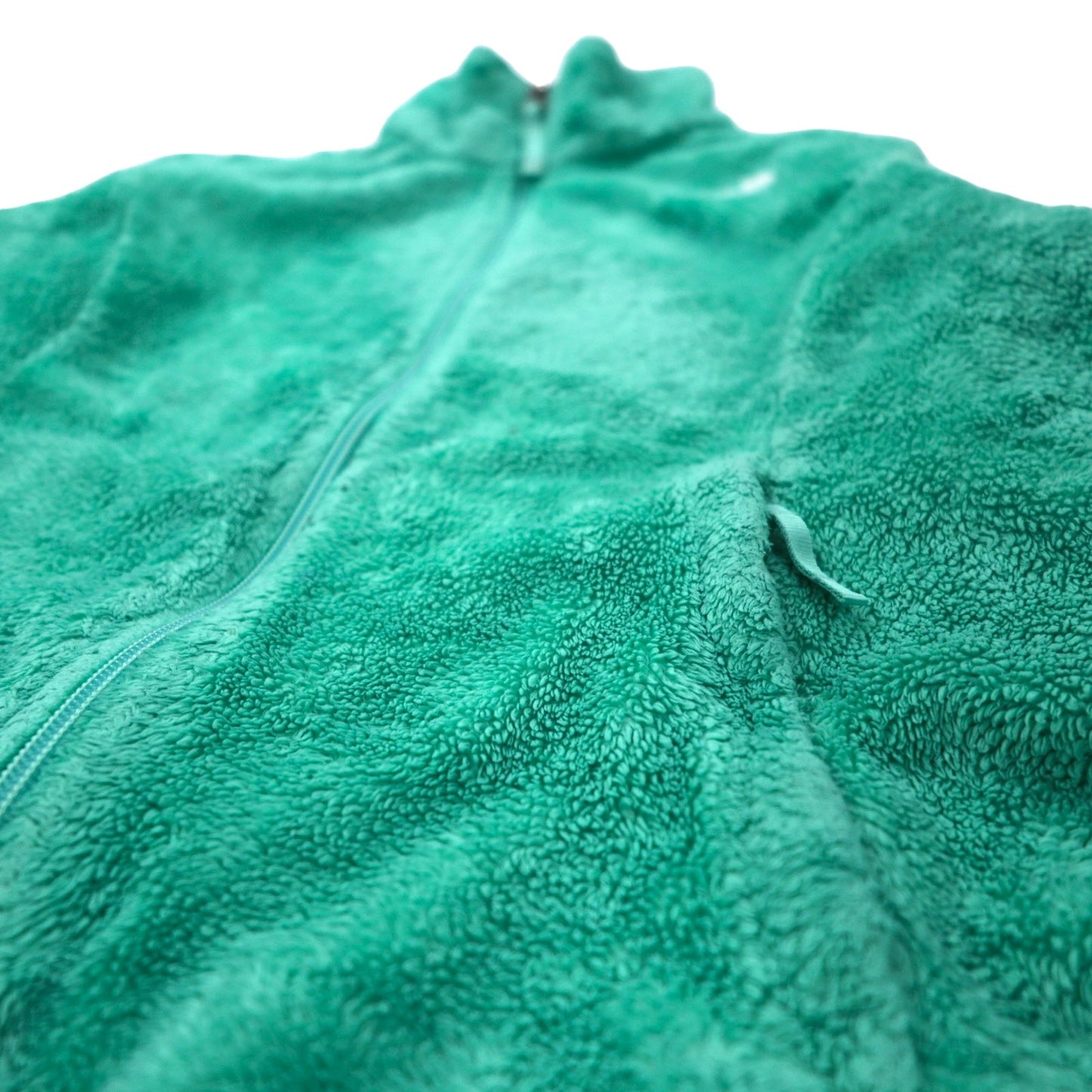 THE NORTH FACE シェルパフリースジャケット L グリーンポリエステルロゴ刺繍