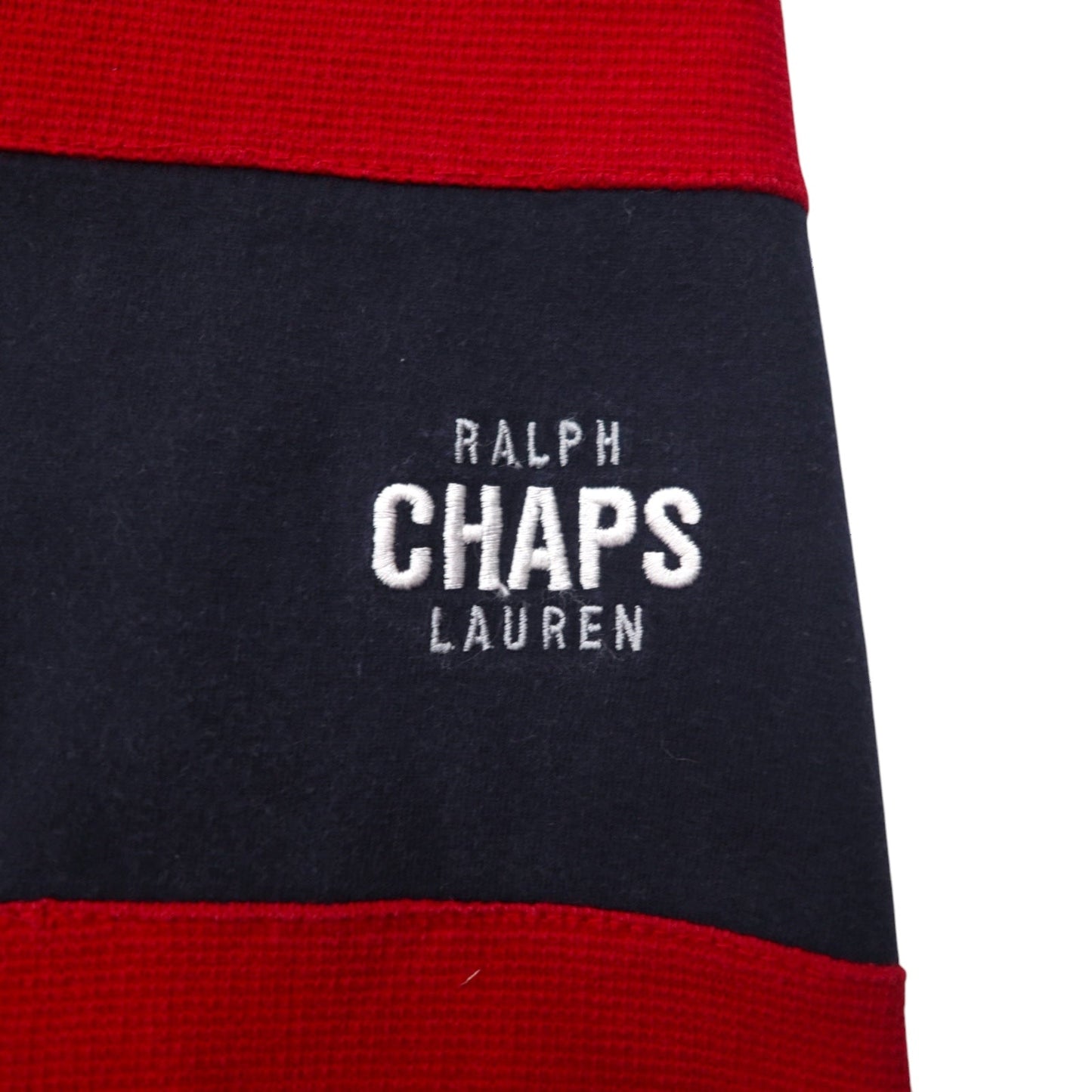 CHAPS RALPH LAUREN 90年代 ロングスリーブTシャツ ロンT L レッド ワンポイントロゴ刺繍