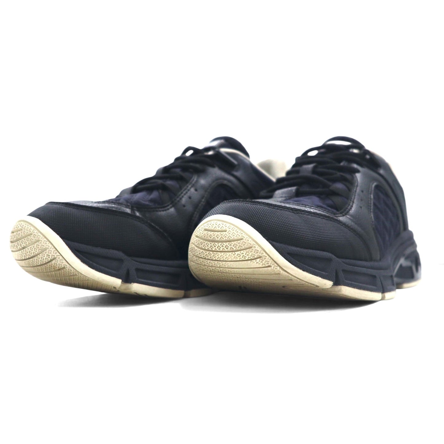 EMPORIO ARMANI スニーカー 26cm ブラック ナイロン レザー X4X647 XN945