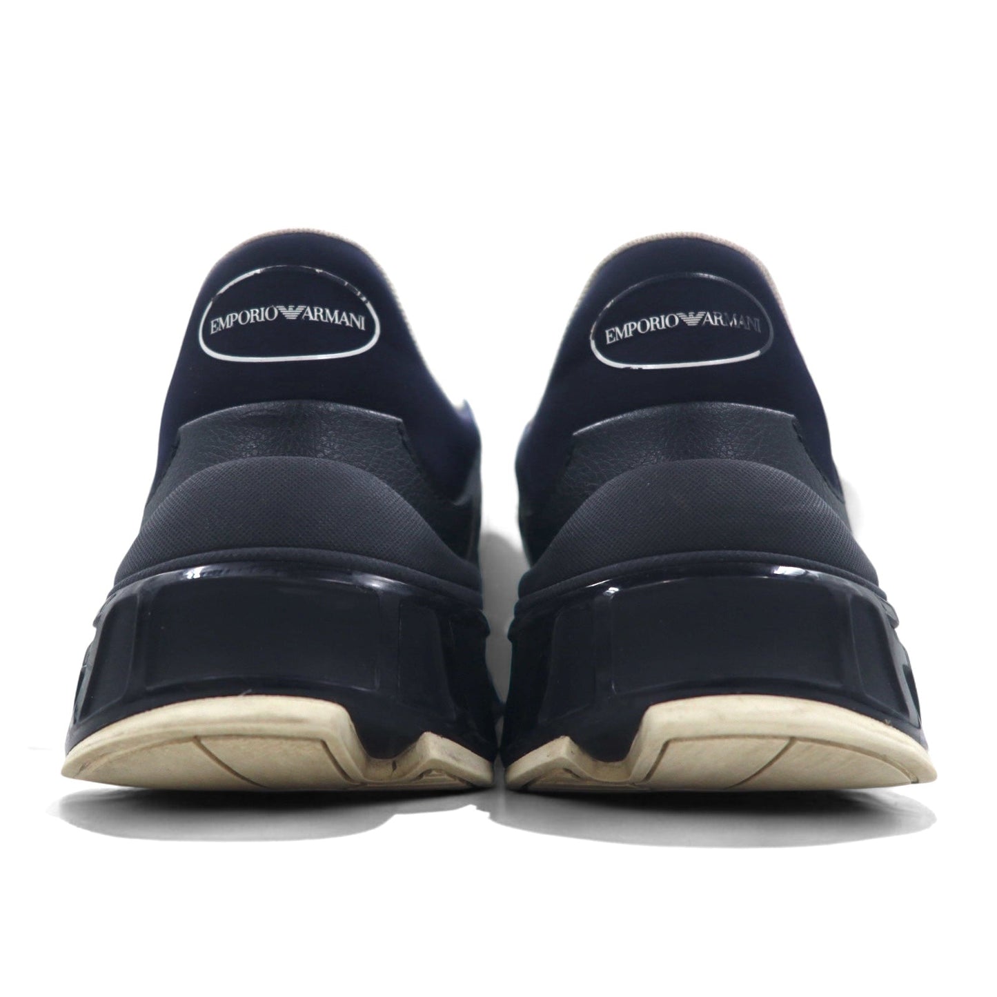 EMPORIO ARMANI スニーカー 26cm ブラック ナイロン レザー X4X647 XN945