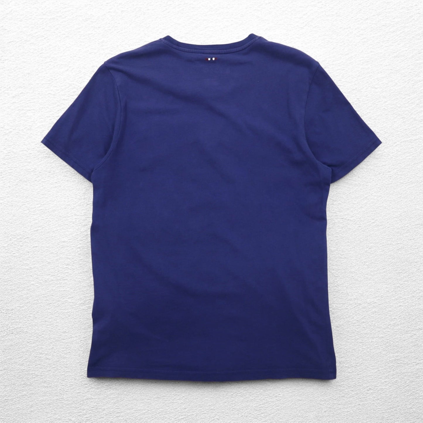 NAPAPIJRI プリント Tシャツ M ネイビー コットン トルコ製