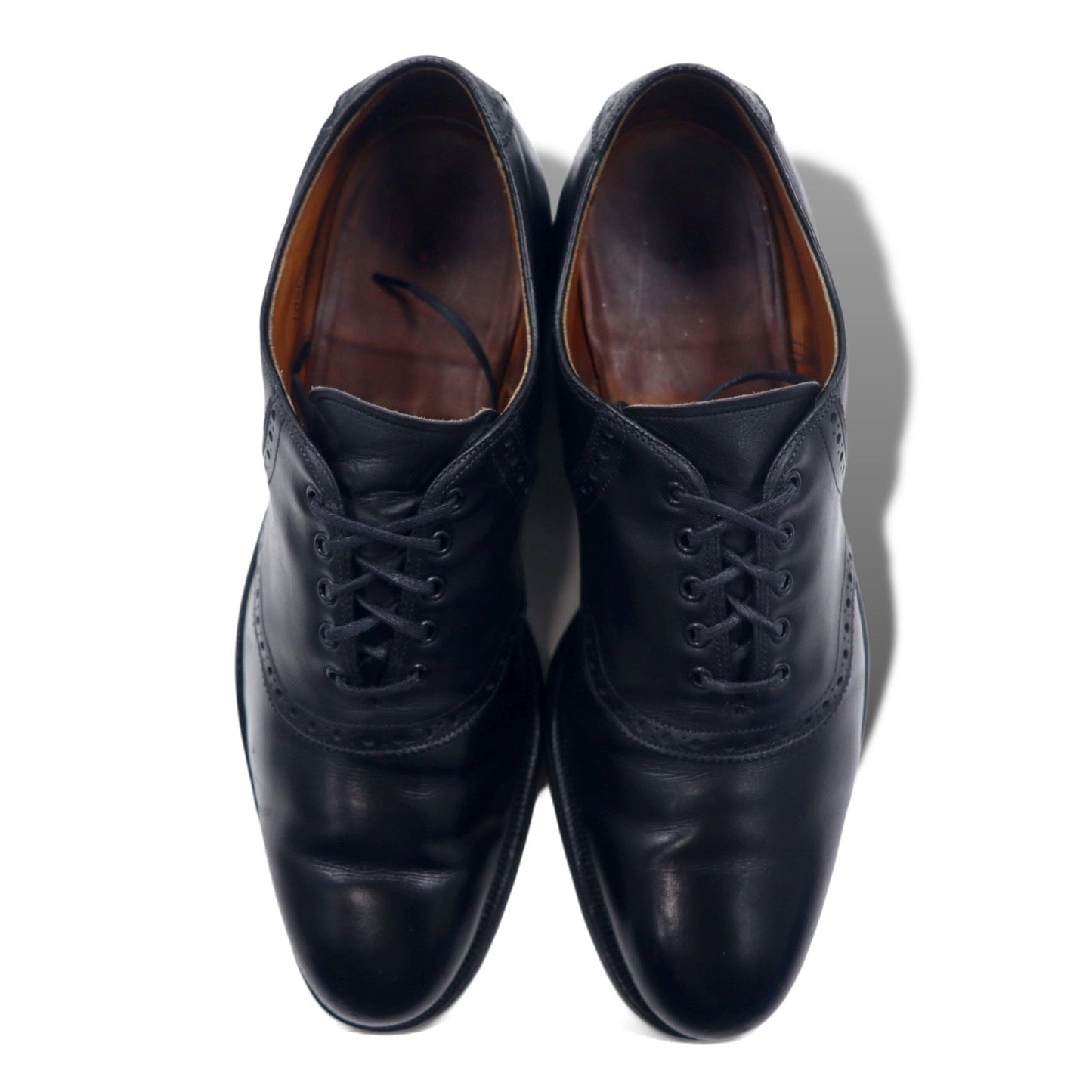 J&M ( JOHNSTON & MURPHY ) USA製 70年代 サドルシューズ 28.5cm ブラック レザー アリストクラフト 23741