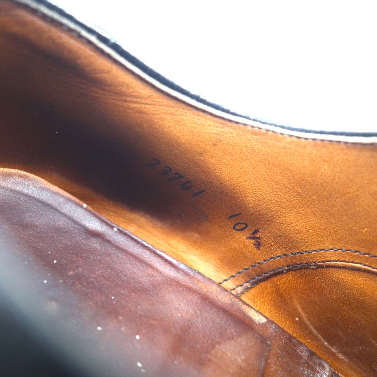 J&M ( JOHNSTON & MURPHY ) USA製 70年代 サドルシューズ 28.5cm ブラック レザー アリストクラフト 23741