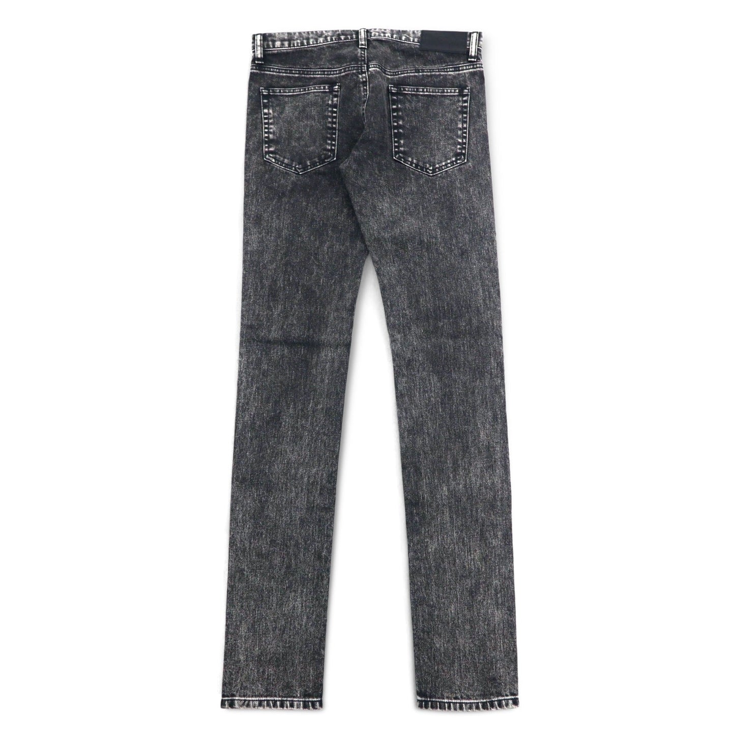 JOHN LAWRENCE SULLIVAN ケミカルウォッシュ スキニー デニムパンツ L ブラック グレー 2B011 14-48 日本製 未使用品