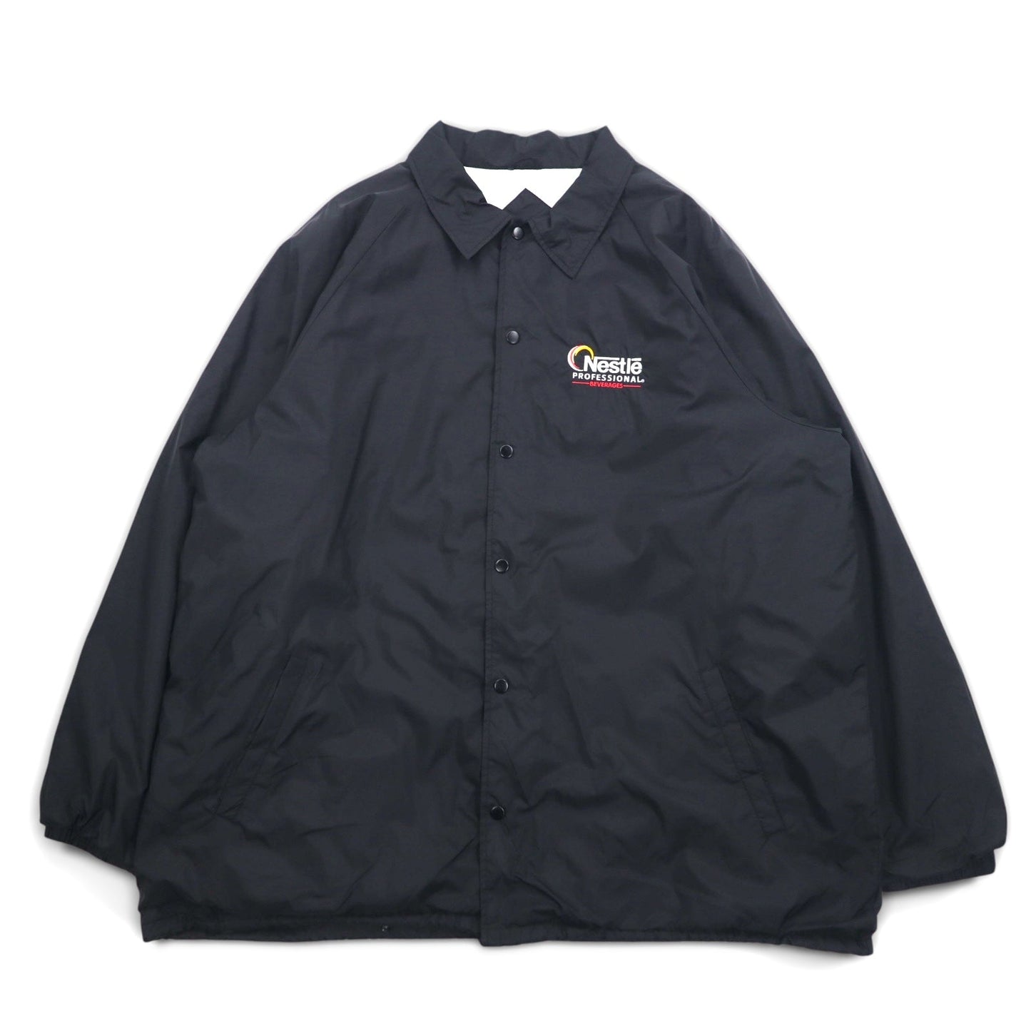TRI-MOUNTAIN コーチジャケット 3XL ブラック ナイロン US企業 Nestle ビッグサイズ