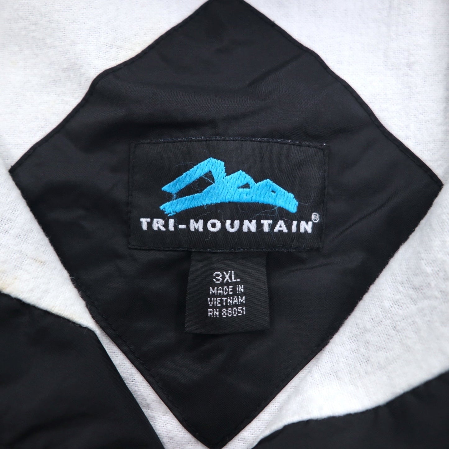 TRI-MOUNTAIN コーチジャケット 3XL ブラック ナイロン US企業 Nestle ビッグサイズ