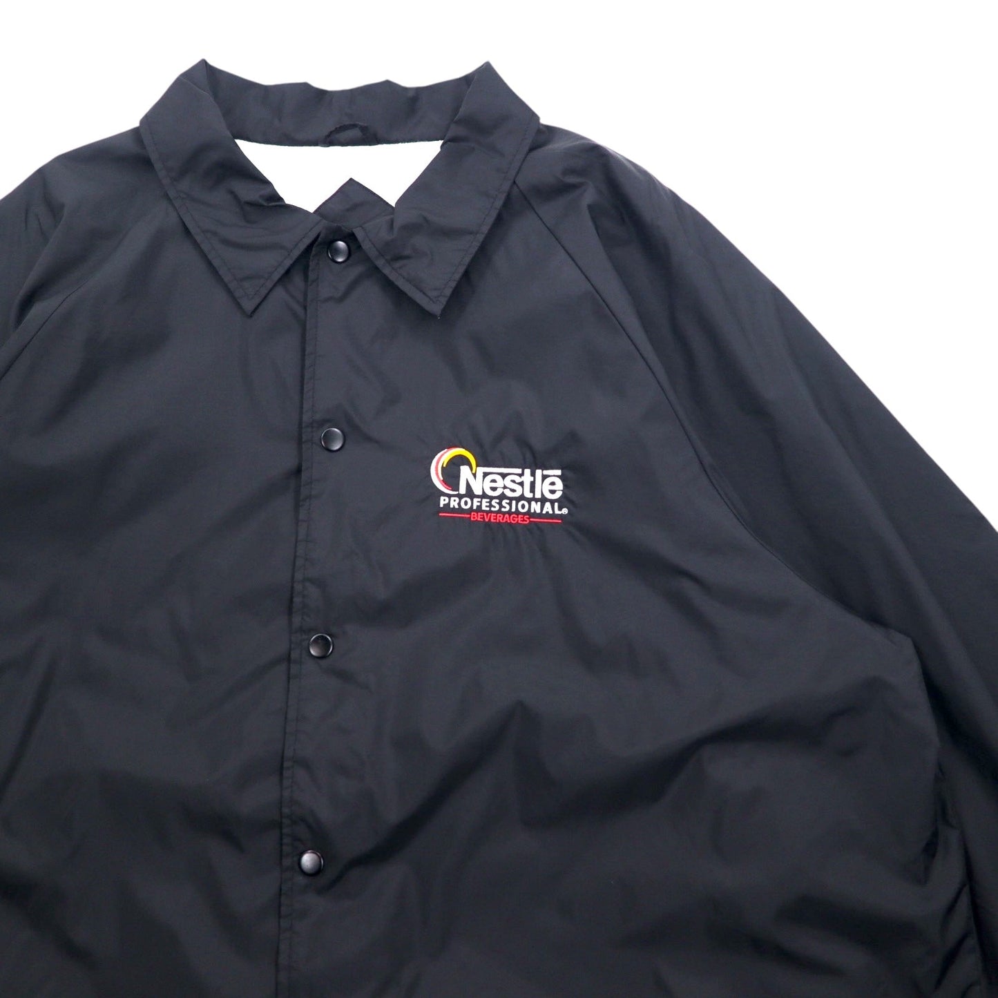 TRI-MOUNTAIN コーチジャケット 3XL ブラック ナイロン US企業 Nestle ビッグサイズ