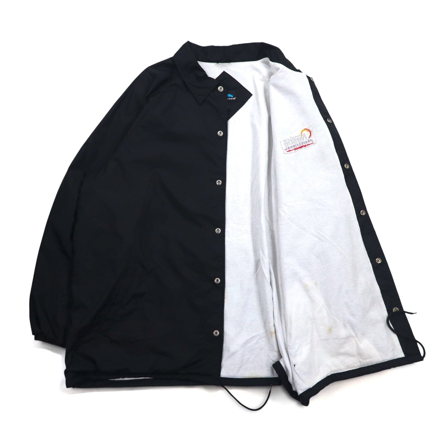 TRI-MOUNTAIN コーチジャケット 3XL ブラック ナイロン US企業 Nestle ビッグサイズ