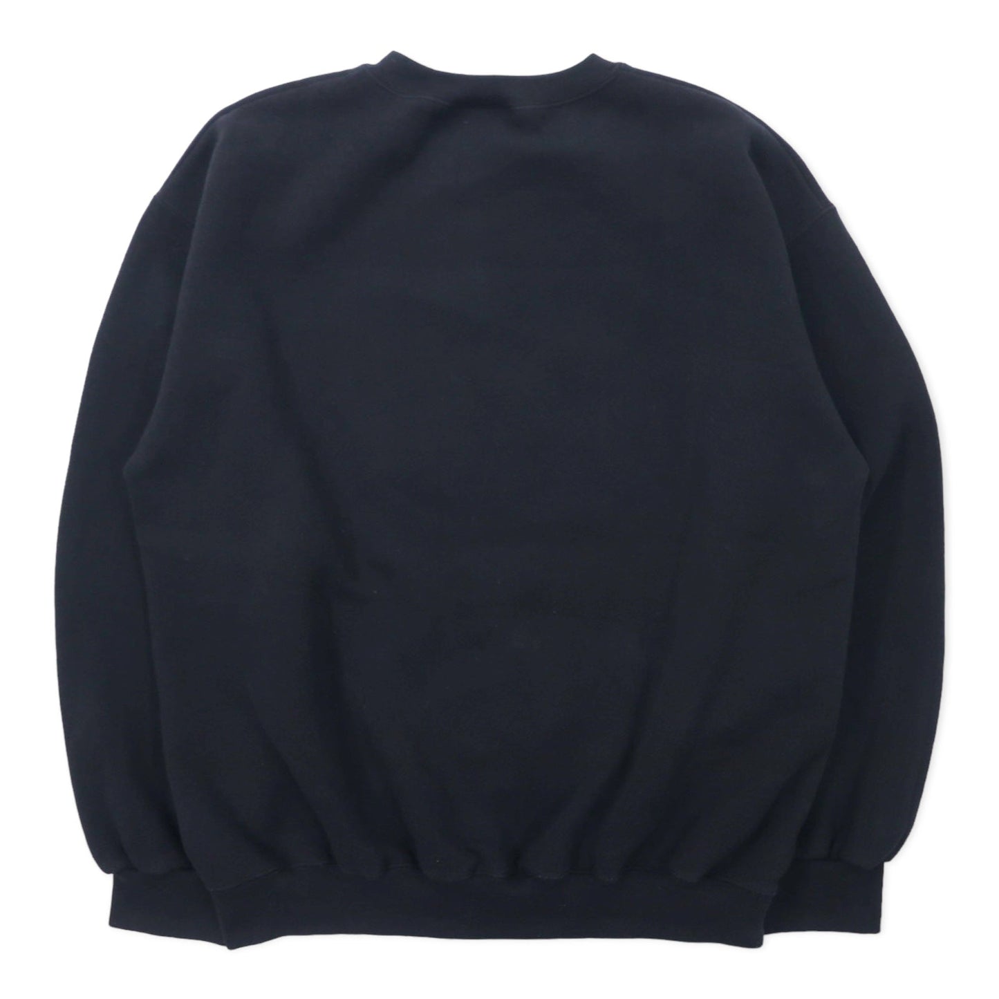 Reebok USA製 90年代 ベクターロゴ プリント スウェット L ブラック コットン 裏起毛