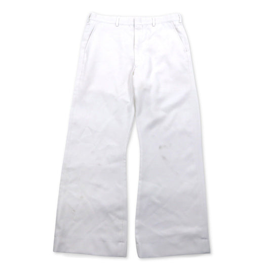 US NAVY 80年代 米軍 セーラーパンツ トラウザーズ L ホワイト Enlisted Trousers White ミリタリー 8405-01-076-0752