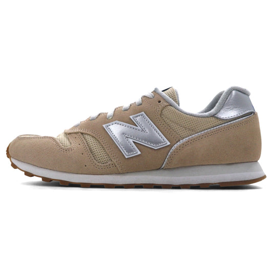 new balance 373 スエード スニーカー 27cm ベージュ シルバー ML373MM2