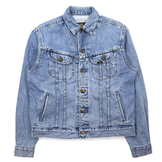 Lee 80年代 USA製 デニムジャケット Gジャン M ブルー コットン UNION MADE JACKET 153436