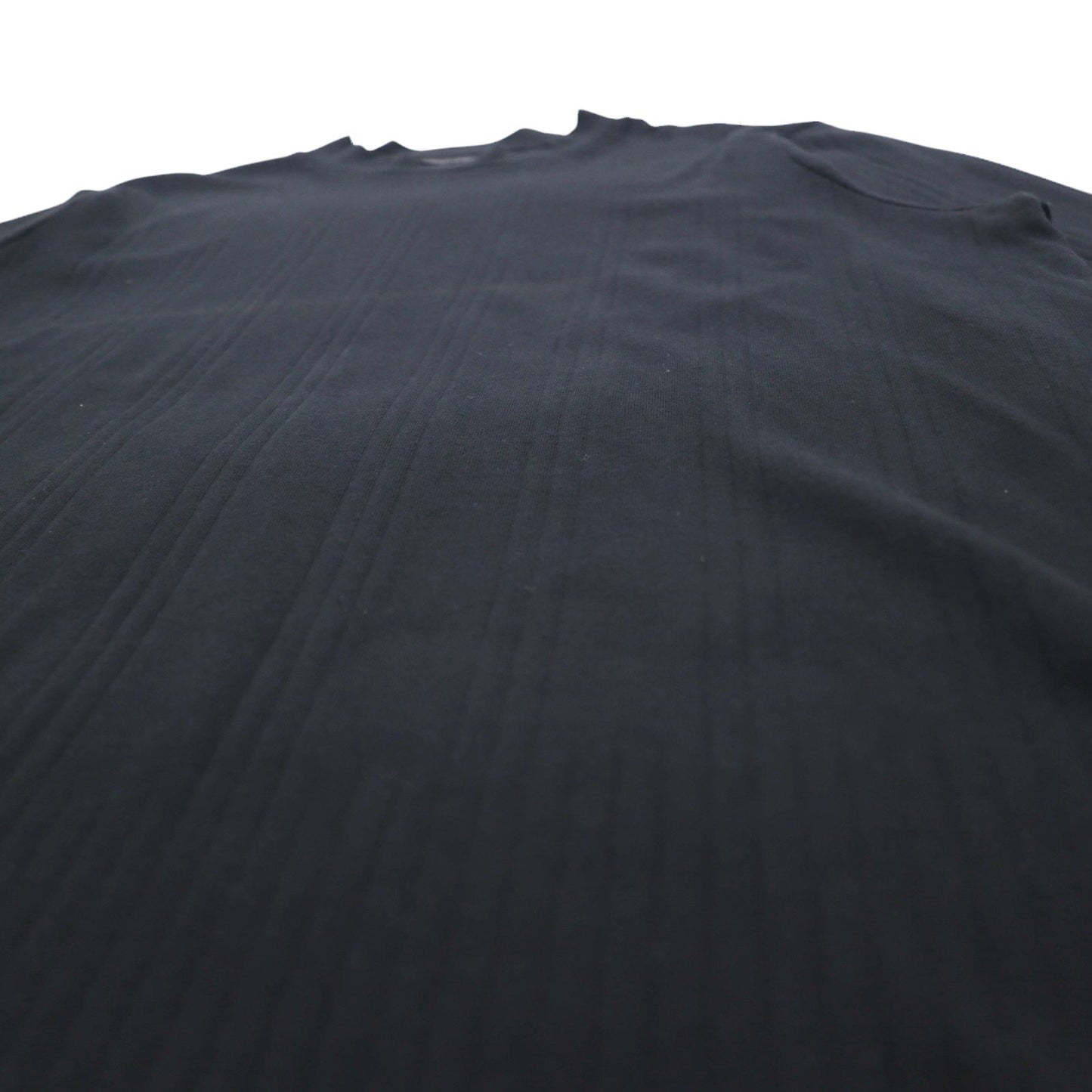 DKNY ボトルネック ロングスリーブTシャツ ロンT L ブラック コットン