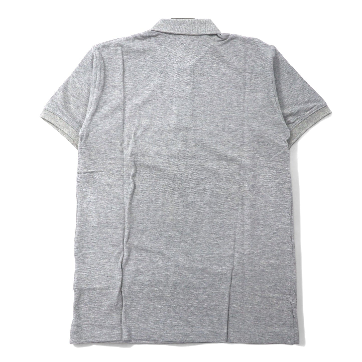 im MIYAKE DESIGN STUDIO ( issey miyake ) 80年代 ポロシャツ L グレー コットン 鹿の子 日本製 未使用品