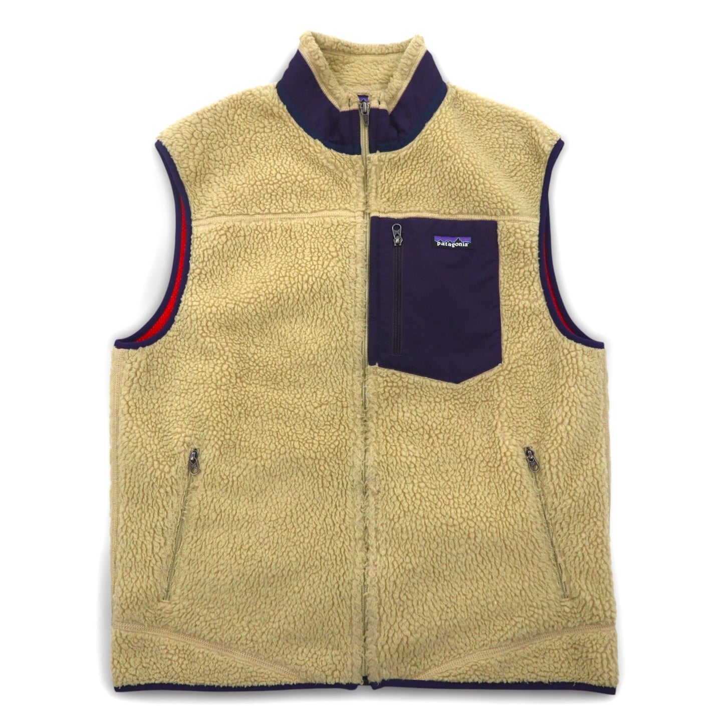 patagonia クラシックレトロ X Classic Retro-X Vest フリース ベスト L ベージュ 23047FA14