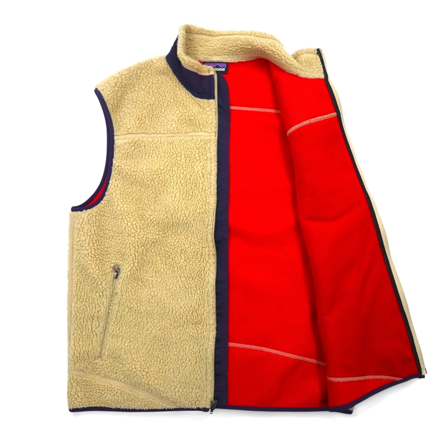 patagonia クラシックレトロ X Classic Retro-X Vest フリース ベスト L ベージュ 23047FA14