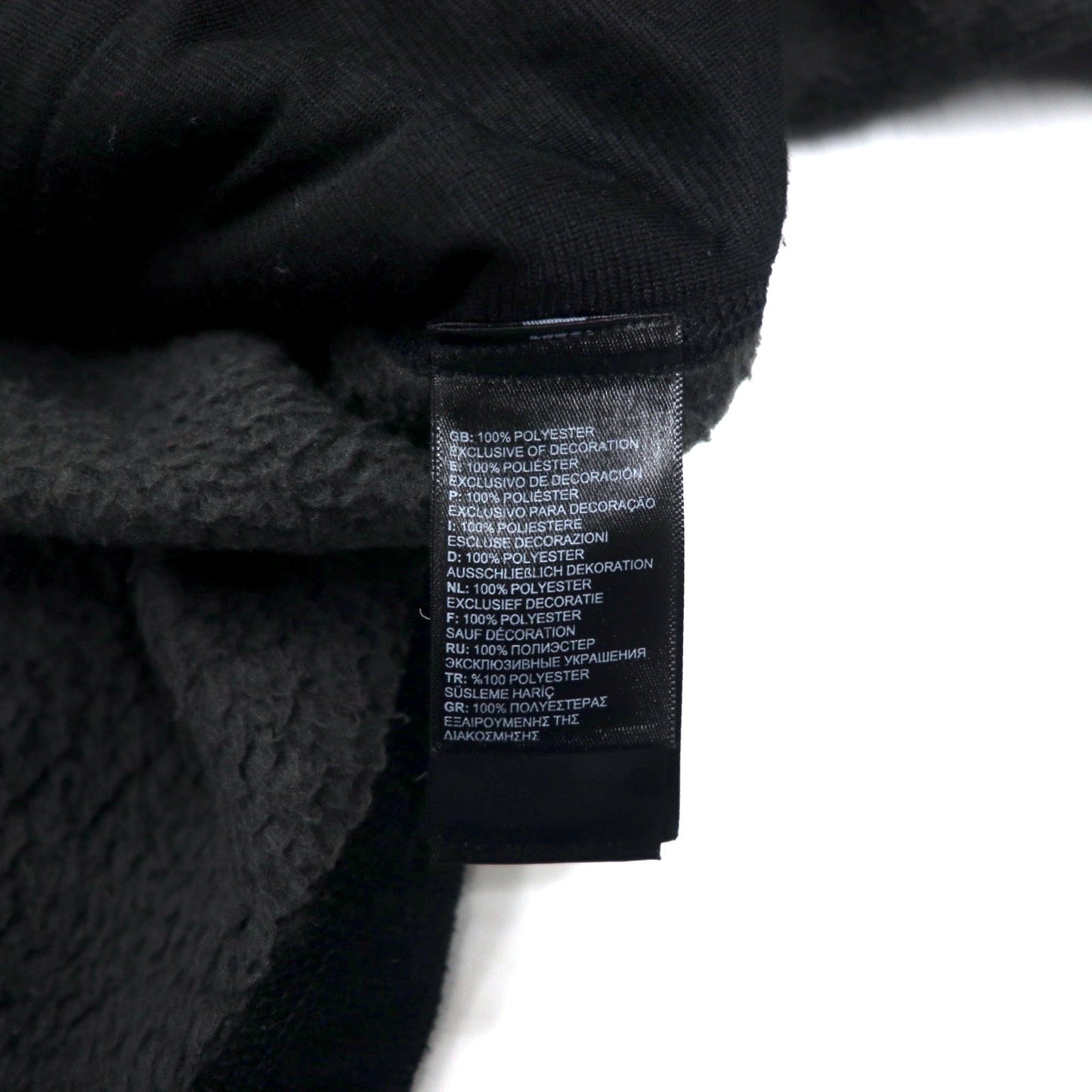 THE NORTH FACE フルジップ フリースジャケット L グレー ポリエステル ロゴ刺繍