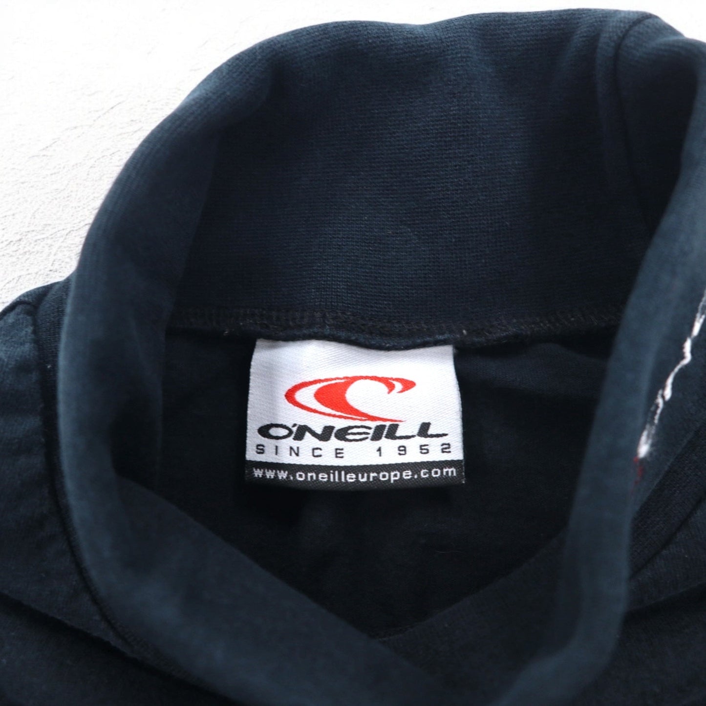 O'NEILL ヨーロッパ製 タートルネック ロングスリーブTシャツ ロンT L ブラック コットン