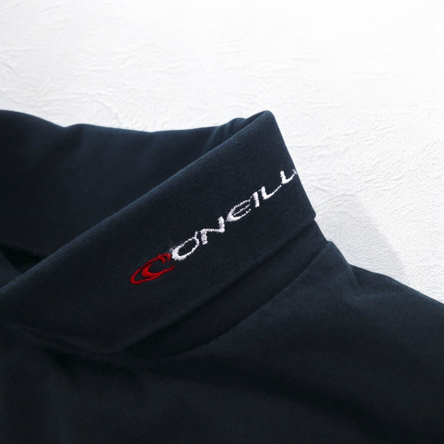 O'NEILL ヨーロッパ製 タートルネック ロングスリーブTシャツ ロンT L ブラック コットン