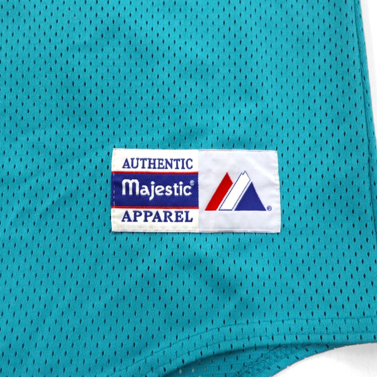 majestic 90年代 USA製 MiLB メッシュ ベースボールシャツ 2X ブルー Sea Dogs ナンバリング