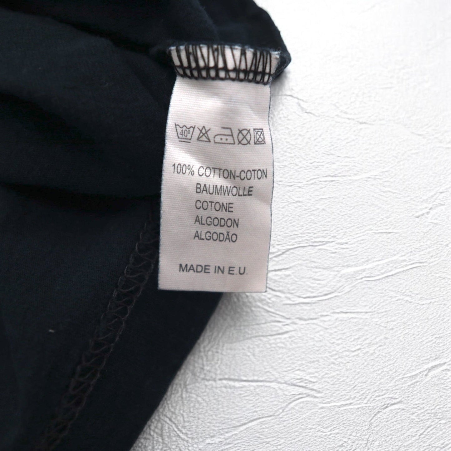 O'NEILL ヨーロッパ製 タートルネック ロングスリーブTシャツ ロンT L ブラック コットン