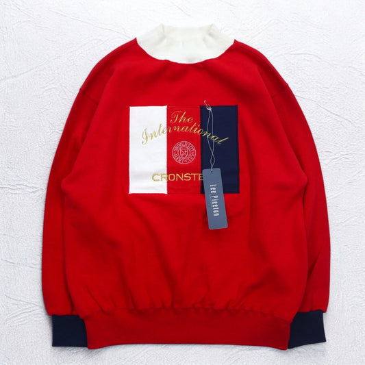 Vintage 90s Japan Made Retro Sweatshirt 90年代 Lee Pieeton ハイネック スウェット FREE レトロ 日本製 未使用品