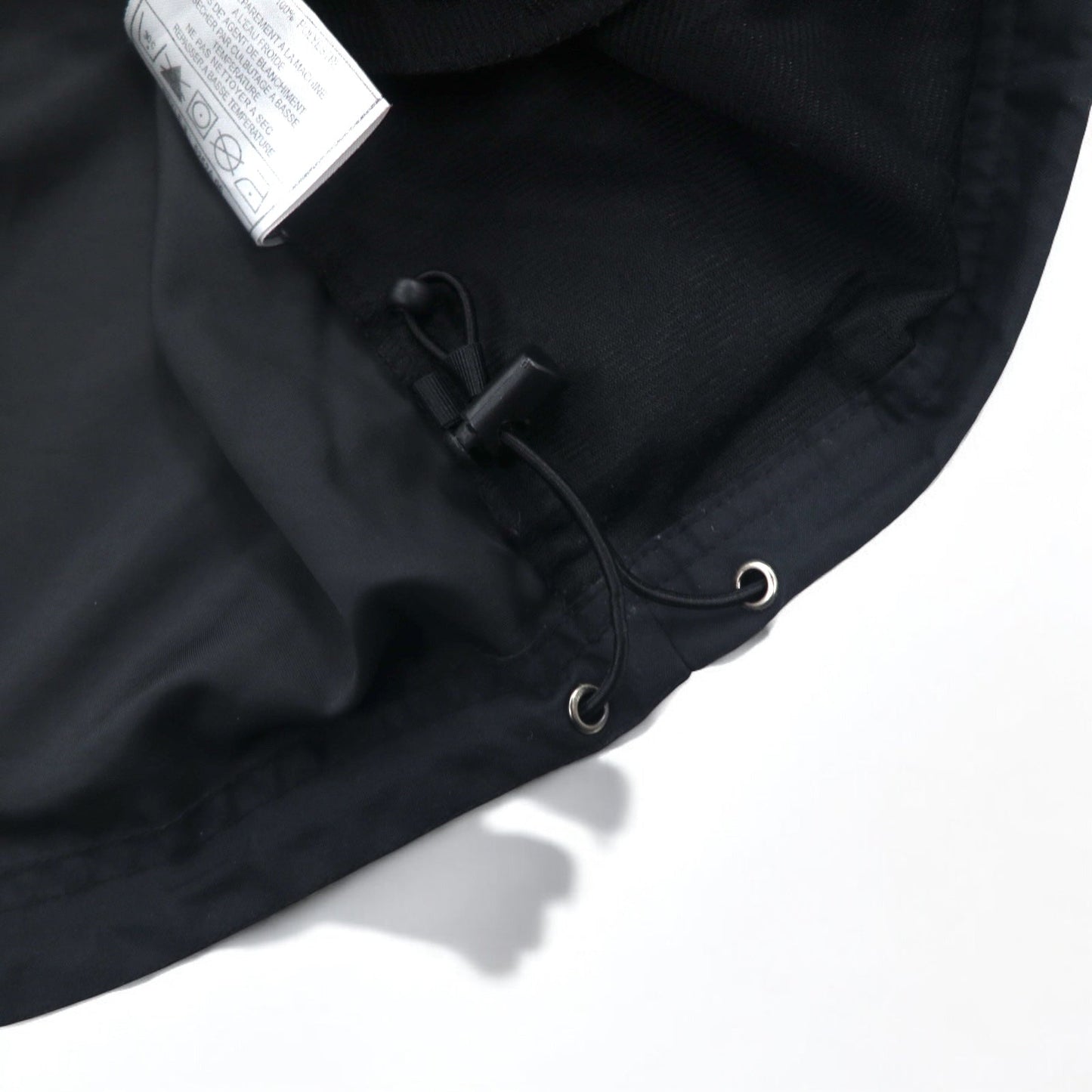 Reebok リブライン ピステ プルオーバー ナイロンジャケット XL ブラック NFL CAROLINA PANTHERS チームロゴ刺繍