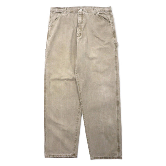 Wrangler バギー デニムパンツ ペインターパンツ 38 カーキ コットン 94LSWTM メキシコ製