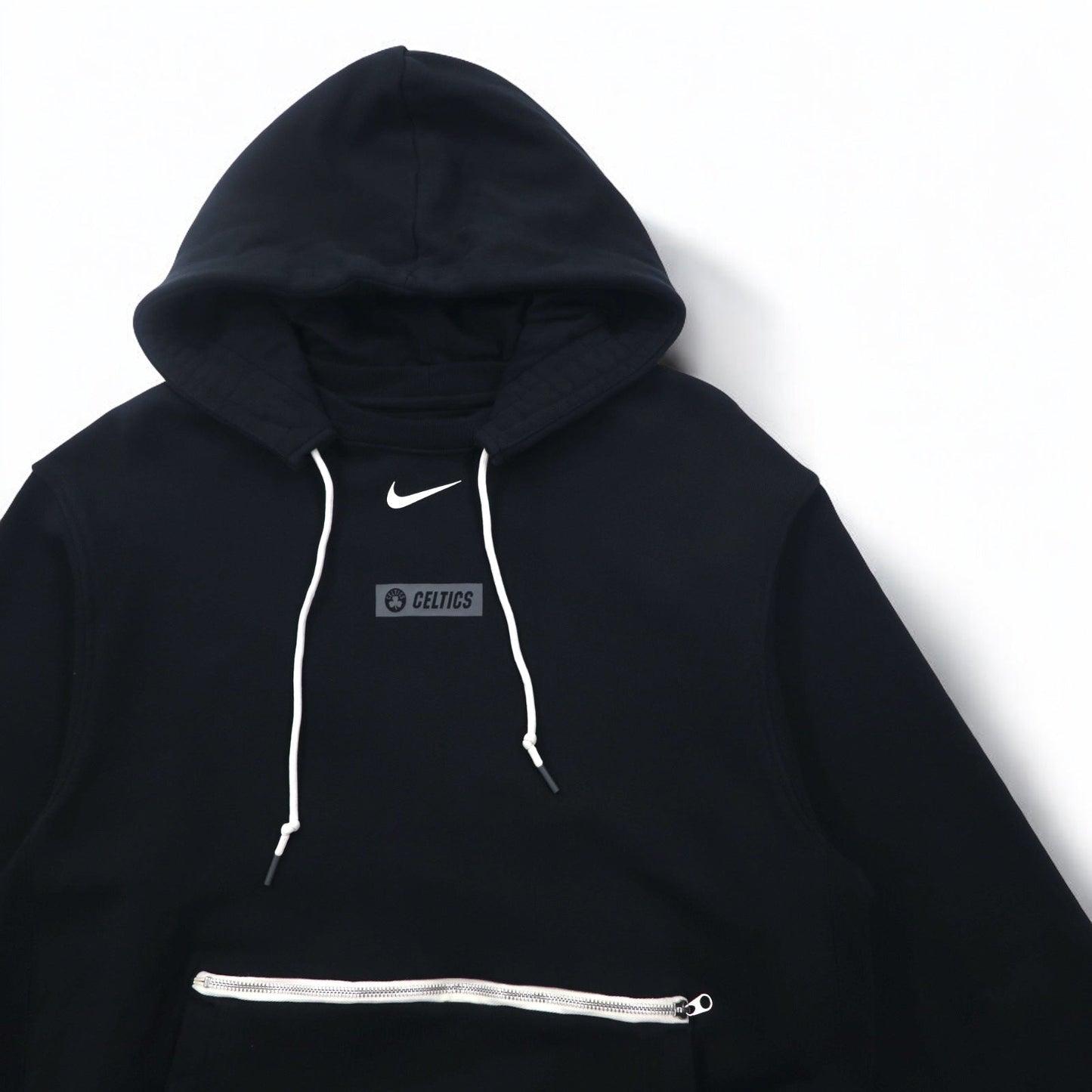 NIKE ENGINEERED リバースウィーブ 後付け パーカー XL ブラック NBA CELTICS センタースウォッシュ