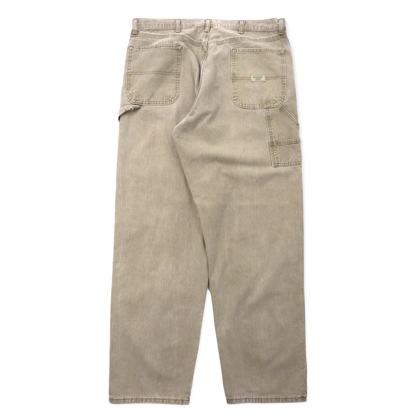 Wrangler バギー デニムパンツ ペインターパンツ 38 カーキ コットン 94LSWTM メキシコ製