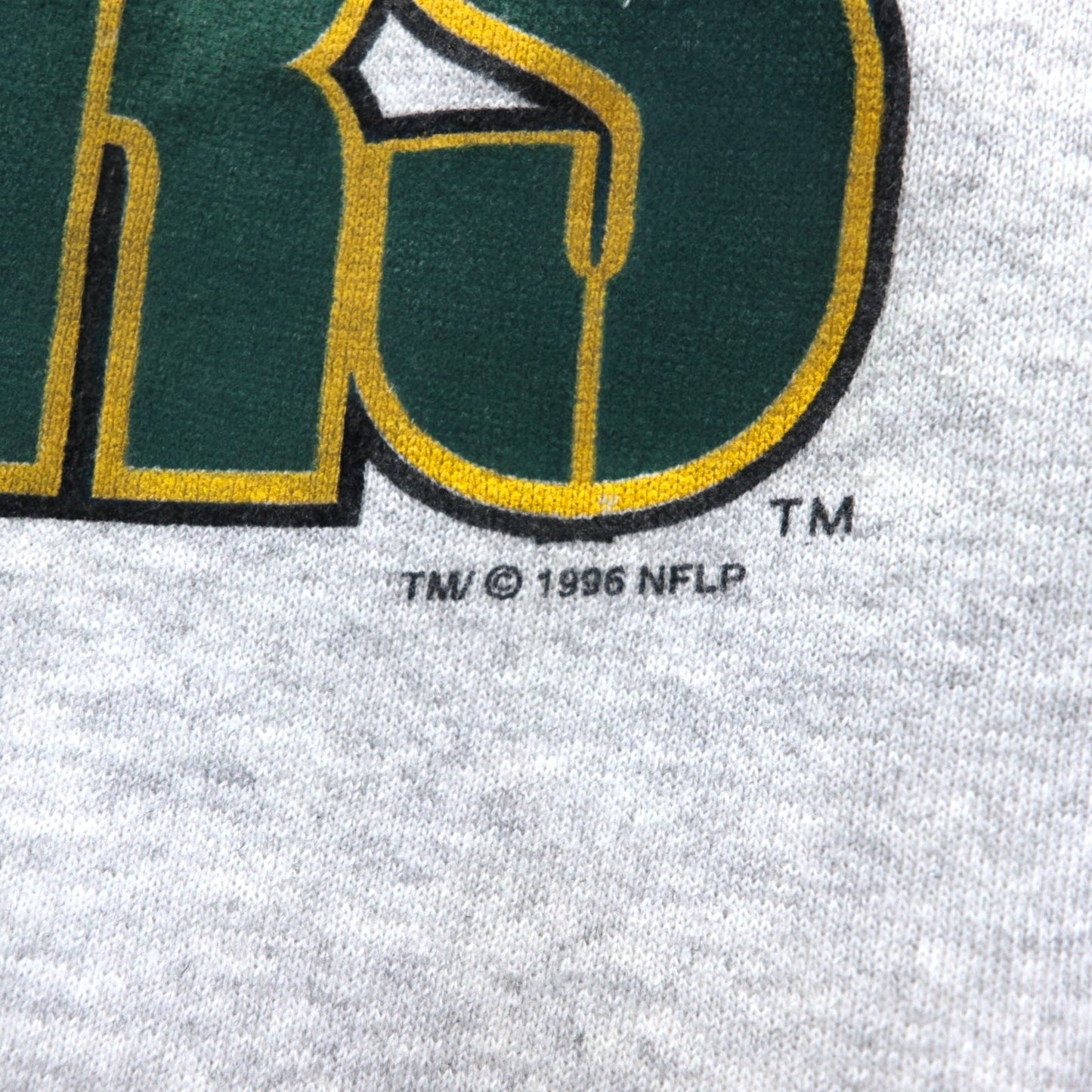LOGO7 90年代 USA製 NFL スウェット L グレー GREEN BAY PACKERS グリーンベイ・パッカーズ