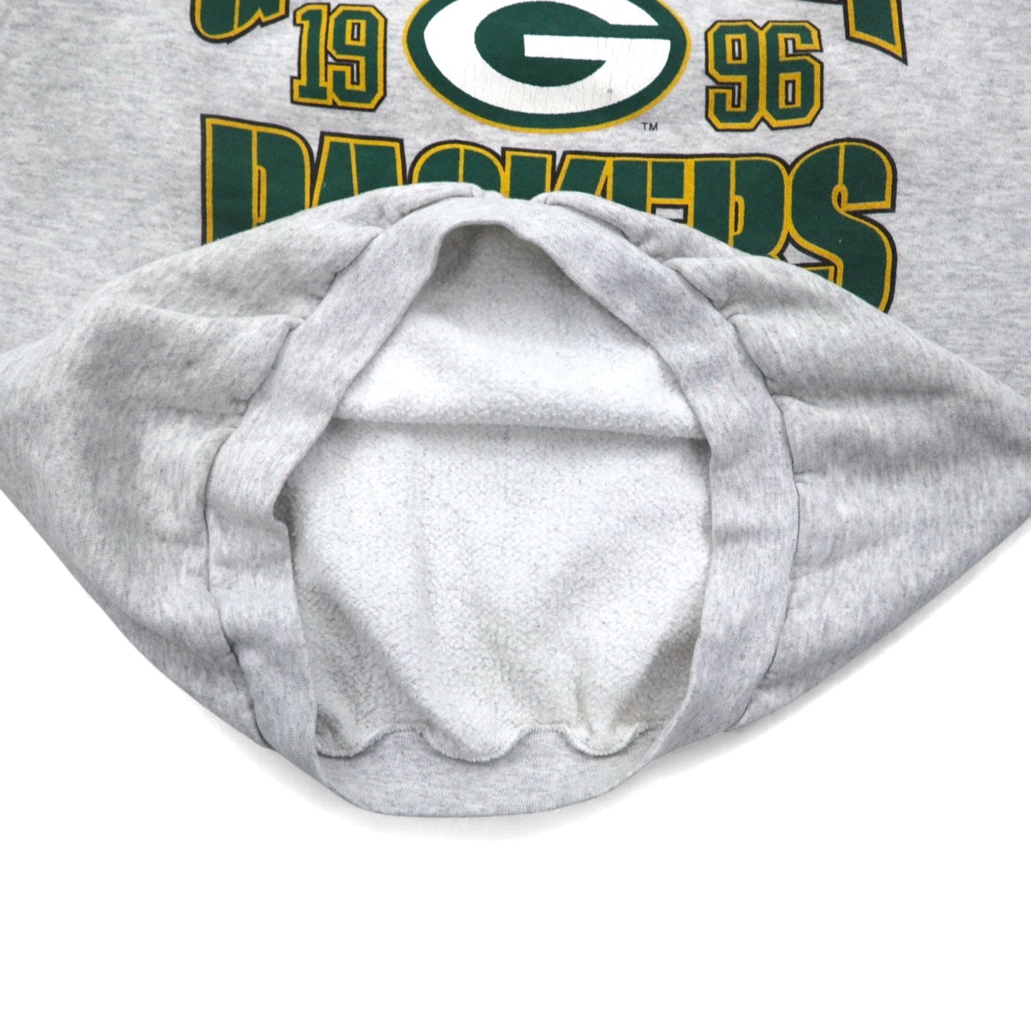 LOGO7 90年代 USA製 NFL スウェット L グレー GREEN BAY PACKERS グリーンベイ・パッカーズ